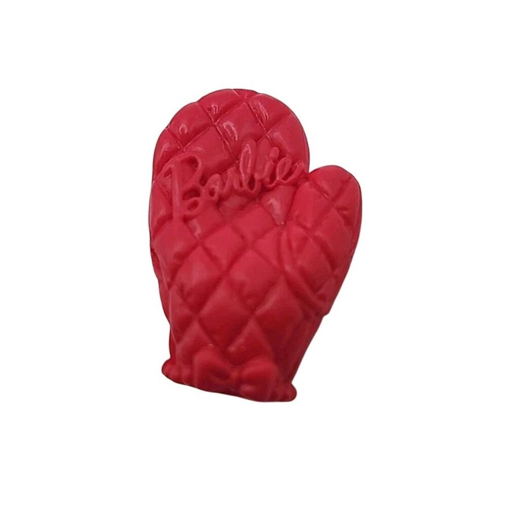 Barbie Doll Oven Mitt Mitten Pink Barbie Kitchen Baking Accessory Replacement